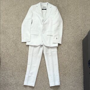 OppoSuits Boys White Suit